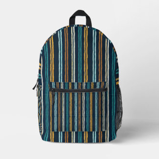 Sac À Dos Imprimé Motif de lignes verticales abstraites