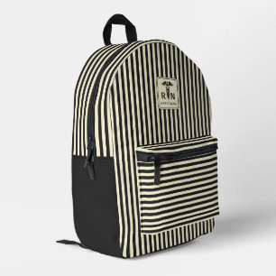 Sac À Dos Imprimé Motif de rayures modernes et élégantes RN personna