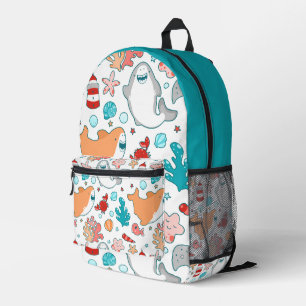 Sac À Dos Imprimé Motif de requin mou