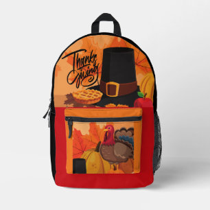 Sac À Dos Imprimé Motif de Thanksgiving, tendance moderne