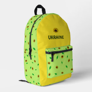 Sac à dos imprimé motif de tournesols