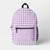 Motif de vérification violet et blanc