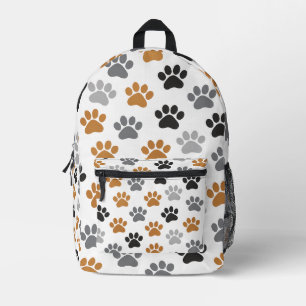 Sac À Dos Imprimé Motif d'empreintes de pattes de chien neutre
