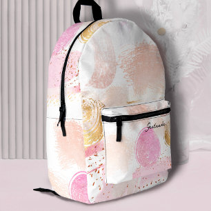 Sac À Dos Imprimé motif des traits de brosse et des gribouillages