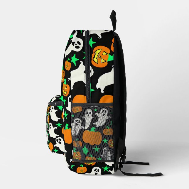 Sac À Dos Imprimé Motif d'Halloween (Droite)