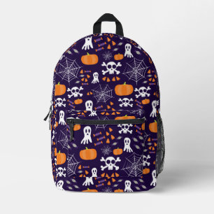 Sac À Dos Imprimé Motif d'Halloween amusant