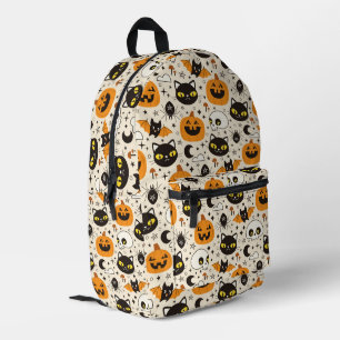 Sac À Dos Imprimé Motif d'Halloween rétro