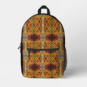 Sac À Dos Imprimé Motif diamant en verre coloré