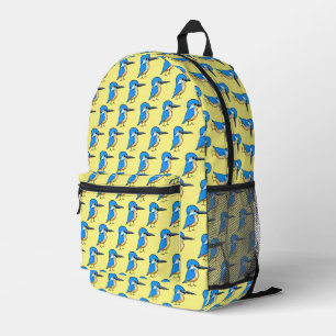 Sac À Dos Imprimé motif d'oiseaux de martin-pêcheur