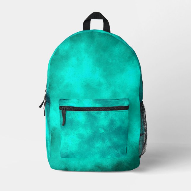Sac À Dos Imprimé Motif émeraude vert Émeraude (Recto)