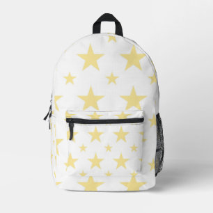 Sac À Dos Imprimé Motif Étoiles Jaunes Constellation Pastel pour Enf