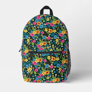 Sac À Dos Imprimé Motif floral à fleurs vibrantes Ditsy -43785