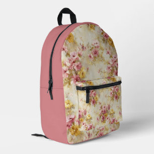 Sac À Dos Imprimé Motif floral à l'aquarelle vintage