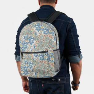 Sac À Dos Imprimé Motif floral de géranium sauvage Art nouveau vinta