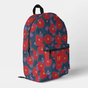Sac À Dos Imprimé Motif floral éclaboussant d'automne