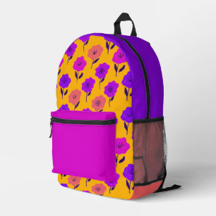 Sac À Dos Imprimé Motif floral vibrant