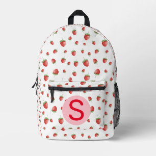 Sac À Dos Imprimé Motif fraise