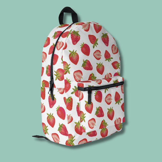 Sac À Dos Imprimé Motif fraise (Strawberry pattern monogram backpack)