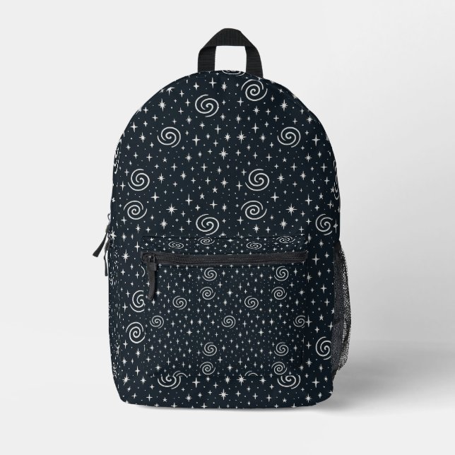 Sac À Dos Imprimé Motif Galaxy (Recto)