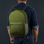 Sac À Dos Imprimé Motif géométrique de maillage vert de l'Armée<br><div class="desc">Sac à dos imprimé Motif à maille géométrique dégradé vert de l'Armée. Sacoche d'accessoires de mode cool pour tous. Maille géométrique Triangle vert de l'Armée avec dégradé clair à foncé.</div>