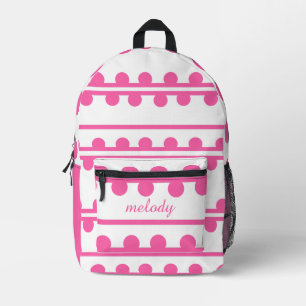 Sac À Dos Imprimé Motif géométrique moderne à pois rose vif en ligne