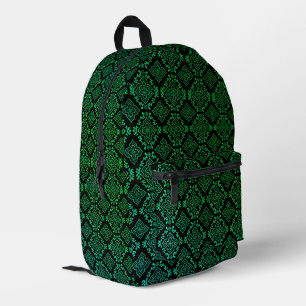 Sac À Dos Imprimé Motif géométrique vert / Impression indienne