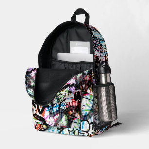 Sac À Dos Imprimé Motif Graffiti