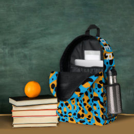 Sac À Dos Imprimé Motif Léopard Coloré Tendance Et Nom