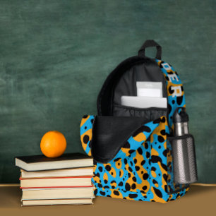 Sac À Dos Imprimé Motif Léopard Coloré Tendance Et Nom
