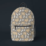 Sac À Dos Imprimé Motif Os et Empreinte de Patte de Scooby-Doo Chiot<br><div class="desc">Scooby-Doo | Découvrez ce mignon motif d'os et d'empreinte de patte de Scooby-Doo chiot !</div>
