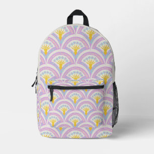 Sac À Dos Imprimé Motif Pastel en Coquille