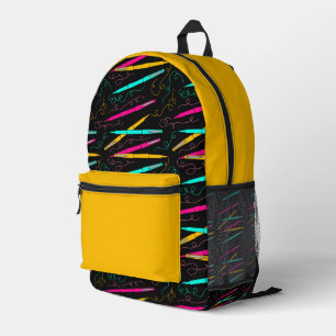 Sac À Dos Imprimé Motif personnalisable gras et ludique