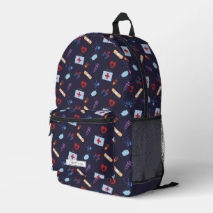 Sac À Dos Imprimé Motif personnalisé d'infirmière autorisée pour étu
