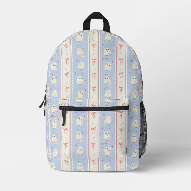 Sac À Dos Imprimé Motif rayé de la chouette Hedwige (Recto)