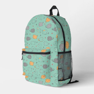 Sac À Dos Imprimé Motif Rêves de Chat Endormi et Cosy
