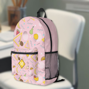 Sac À Dos Imprimé Motif rose Fruit Memphis