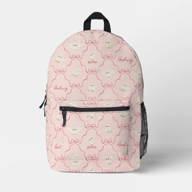 Sac À Dos Imprimé Motif Ruban Rose Hedwig (Recto)