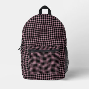 Sac À Dos Imprimé Motif sans couture à carreaux écossais rose violet