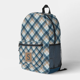 Sac À Dos Imprimé Motif Tartan à Carreaux Personnalisé sur Mesure