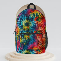 Motif Tie and Dye Coloré