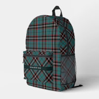 Motif Turquoise foncé Chic Nom Masculine moderne