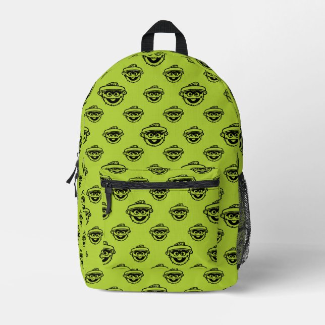 Sac À Dos Imprimé Motif vert d'Oscar le Groucho (Recto)