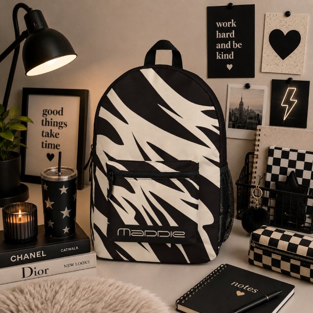 Sac à dos imprimé motif zèbre classique (Créateur téléchargé)