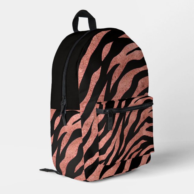 Sac À Dos Imprimé Motif zèbre scintillant  (Coin arrière gauche)