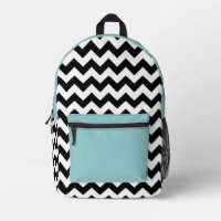 Motif Zigzag noir et blanc, Chevron, Bleu
