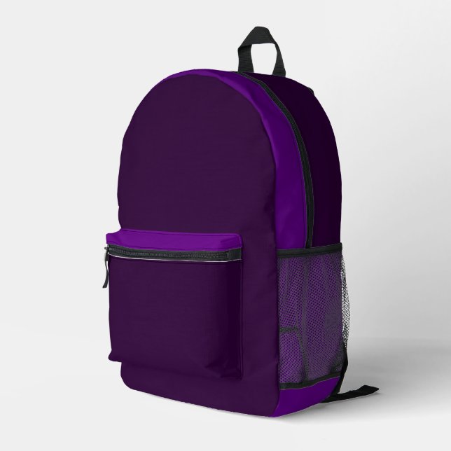 Sac À Dos Imprimé Multi-Color Purple Backpack (Coin arrière droit)