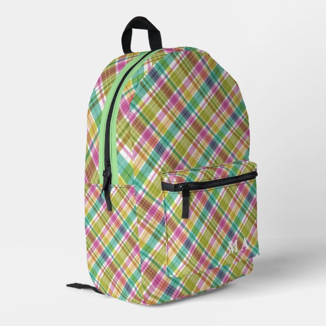 Sac À Dos Imprimé Multicolores pastel doux (Coin arrière gauche)