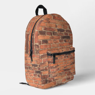 Sac À Dos Imprimé Mur de Briques