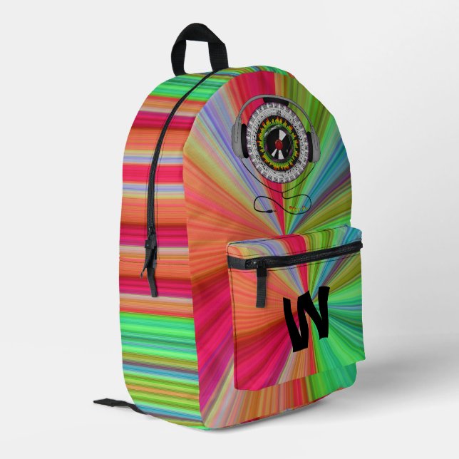 Sac À Dos Imprimé Musique de vie (Coin arrière gauche)