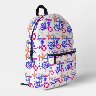 Sac À Dos Imprimé Nautique